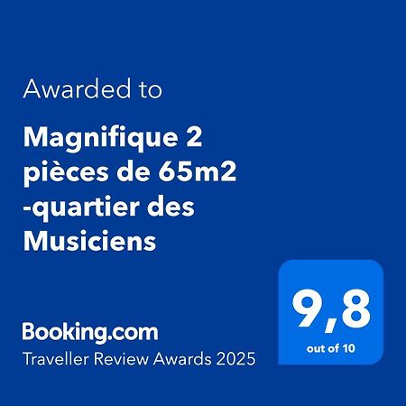 Magnifique 2 Pieces De 65M2 -Quartier Des Musiciens Appartement Nice Buitenkant foto