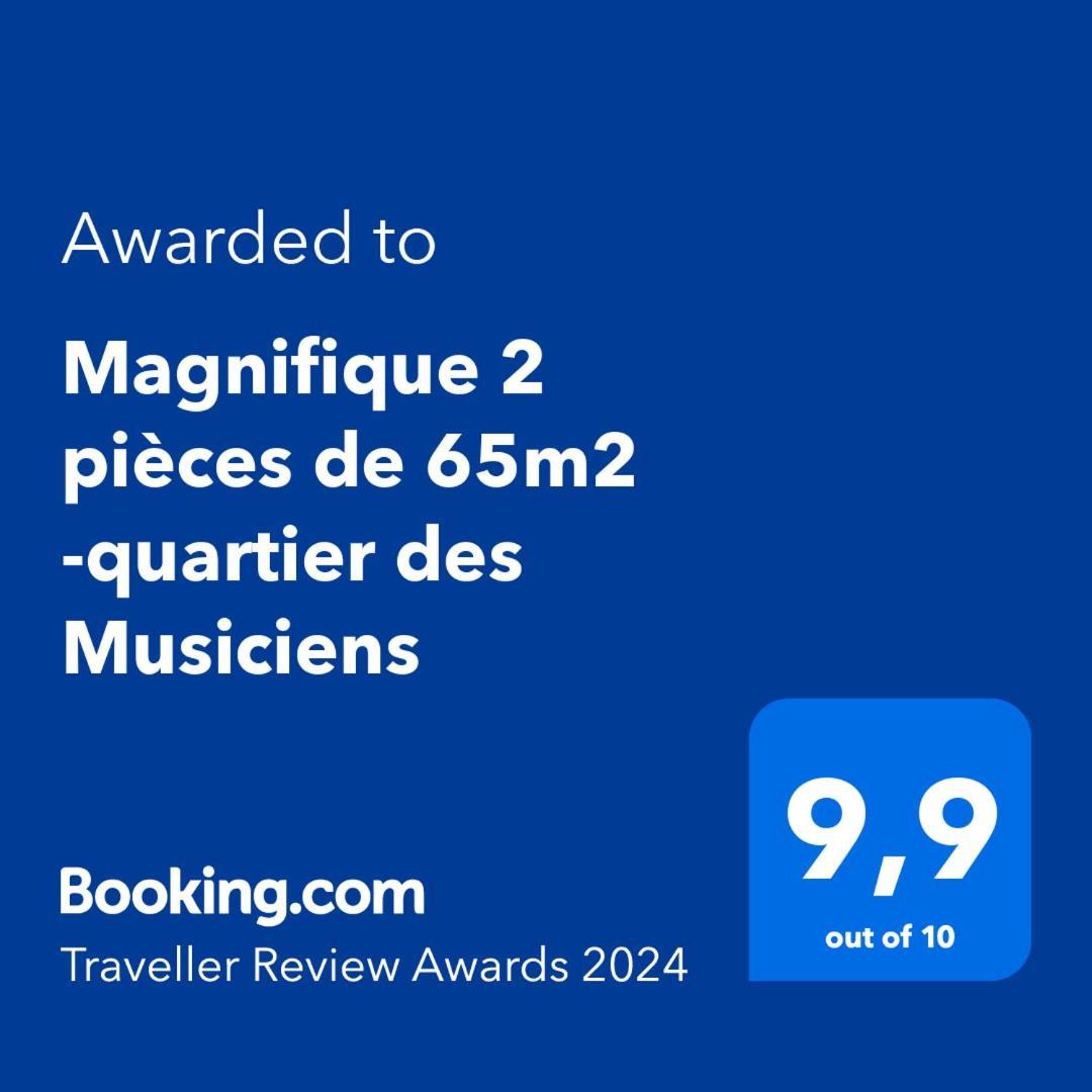 Magnifique 2 Pieces De 65M2 -Quartier Des Musiciens Appartement Nice Buitenkant foto